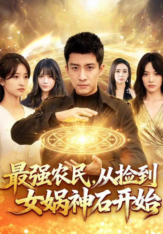 最强农民，从捡到女娲神石开始 2025 短剧 海报